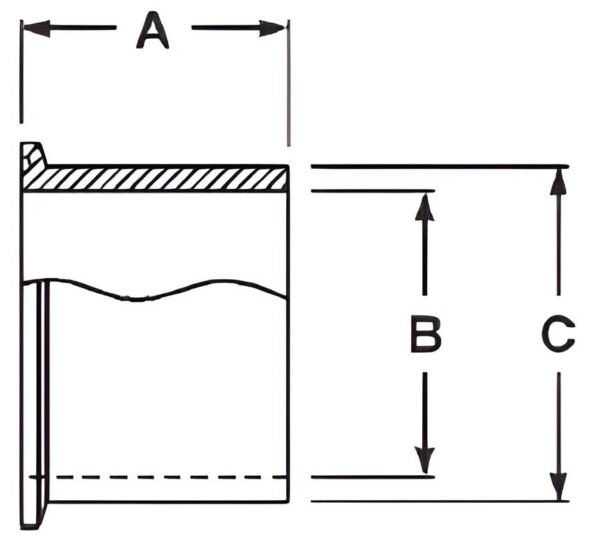 Heavy Duty Tank Weld Ferrules (ASME Certified) - Image 2